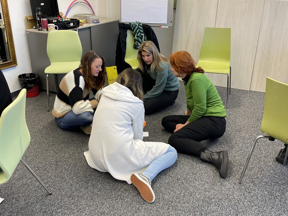 Gruppenarbeit bei der WIBA-Fortbildung